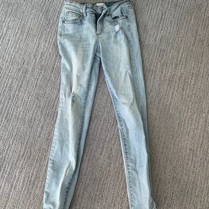 RSQ light wash skinny jeans